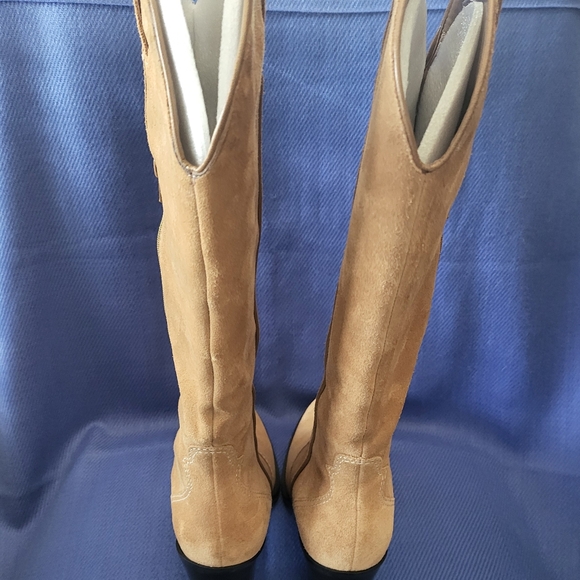 Franco Sarto, women's suede western boots size 8.5 m. - Picture 3 of 11